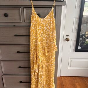 Maeve Yellow Patterned Jumpsuit